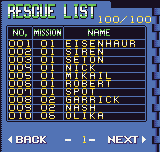 RESCUE LIST